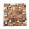 Ekena Millwork Belmont Boat Wood Mosaic Wall Tile, Natural Finish, 11 7/8"W x 11 7/8"H x 1/2"P WPW12X12BLMENA - alternate 1